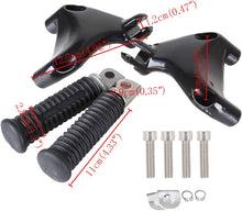 Load image into Gallery viewer, Passenger Rear Foot Pegs Footpeg Mount For Harley 1200 883 XL Sportster 2004-13