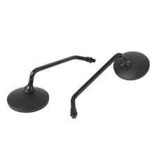 Load image into Gallery viewer, Pair 10mm Long Stem Chrome Motorcycle Round Rear View Side Mirrors