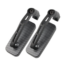 Load image into Gallery viewer, Pair Mirrors Rearview metal Custom Style Motorcycle Motorbike Carbon