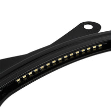 Load image into Gallery viewer, Curved License Number Plate Frame Mount LED Light Fits For Harley Road Street