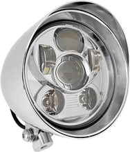 Load image into Gallery viewer, 5.75" Chrome LED daymaker bullet headlight Harley Sportster dyna softail XL