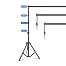 Load image into Gallery viewer, 2.7x3m Photo Backdrop Stand Kit Telescopic Rod Bracket