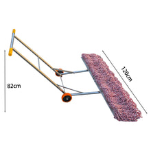 Load image into Gallery viewer, Commercial Dust Mop Cart Stainless steel Industrial Mop Dust Trolley