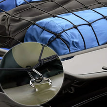 Load image into Gallery viewer, Heavy Duty Cargo Net UTE Trailer Car Net Nylon Bungee Cord 12 D-Clips