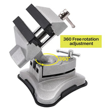 Load image into Gallery viewer, Universal Light Bench Mini Table Vise 360° Rotation Suction Cup Bench Clamp