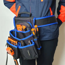 Load image into Gallery viewer, Adjustable Electrician Tool Bag with Suspenders and Magnetic Pouches