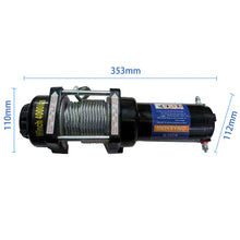 Load image into Gallery viewer, 12V 4000LBS Electric Winch Tow Towing Truck 5mm x10m Steel Cable