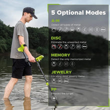 Load image into Gallery viewer, 5 Mode Metal Detector Higher Accuracy 11" Waterproof Coil for Gold Detecting
