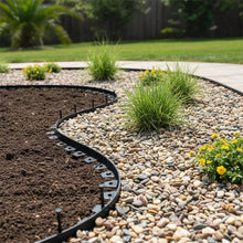 Load image into Gallery viewer, 10cm x 10m Lawn Garden Edging Kit Flexible Durable Border Paver