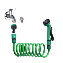 Load image into Gallery viewer, 15m 30m Spiral Garden Hose With Spray Gun Spring Coil Garden Hose
