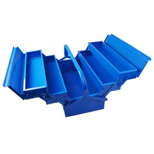 Load image into Gallery viewer, 16 Inch Metal Tool Box Portable Cantilever Steel Tool Chest Cabinet 5-Tray