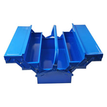 Load image into Gallery viewer, 16 Inch Metal Tool Box Portable Cantilever Steel Tool Chest Cabinet 5-Tray