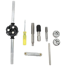 Load image into Gallery viewer, Tap and Die Set with 27 Taps 27 Dies Wrenches and Thread Pitch Gauges