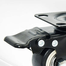 Load image into Gallery viewer, 4 pcs 1.5" Heavy Duty Swivel Caster Wheels Brake Swivel Wheels