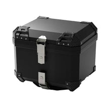 Load image into Gallery viewer, 45L Motorcycle Tour Tail Box Trunk Luggage Top Lock Storage Carrier Case Black