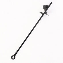 Load image into Gallery viewer, 4 Pcs 30" Long Green Ground Anchor Heavy Duty Anchor Hook Solid Steel Shaft