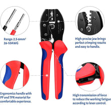 Load image into Gallery viewer, Solar Crimping Tool Kit Cable Connector 6pcs Male Female Solar Connector