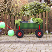 Load image into Gallery viewer, 2 x 10" Pneumatic Trolley Wheels 4.10/3.50-4 Heavy Duty 20mm Bore