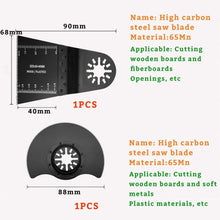 Load image into Gallery viewer, 24 Pcs Oscillating Saw Blades High Speed Steel Oscillating Multitool Blades Set