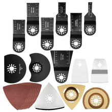 Load image into Gallery viewer, 24 Pcs Oscillating Saw Blades High Speed Steel Oscillating Multitool Blades Set