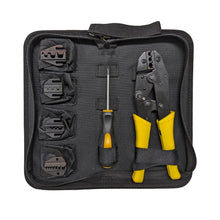 Load image into Gallery viewer, 5 jaw Crimping Pliers Cold Pressed Terminal Hand Tools Set