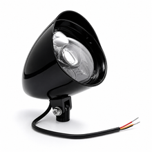 Load image into Gallery viewer, 6'' Bullet LED Visor Headlight Hi/Lo Beam Assembly For Harley Chopper Bobber
