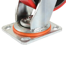 Load image into Gallery viewer, 4 pcs 8-inch 200mm Extra Heavy Duty Industrial Swivel Castors with PU Wheel
