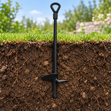 Load image into Gallery viewer, 4 pack 380mm heavy duty spiral ground auger anchors for gazebo tent tie down