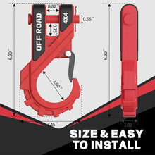 Load image into Gallery viewer, 45,000lb Heavy-Duty Trailer Winch Hook – Zinc-Coated Steel