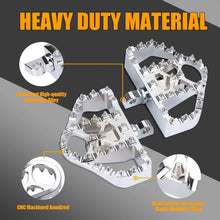 Load image into Gallery viewer, For Harley Wide Fat Foot Pegs MX Style Floorboard Dyna Touring Sportster Softail