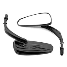 Load image into Gallery viewer, Motorcycle Black Rearview Mirrors For Harley Davidson Dyna Touring Glide Softail