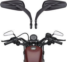 Load image into Gallery viewer, Motorcycle Black Rearview Mirrors For Harley Davidson Dyna Touring Glide Softail
