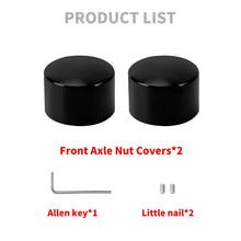 Load image into Gallery viewer, 2X Motorcycle Thick Cut Axle Cap Nut Cover For Harley Davidson Softail Breakout
