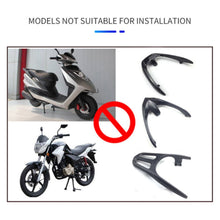 Load image into Gallery viewer, 45L Motorcycle Tour Tail Box Trunk Luggage Top Lock Storage Carrier Case Black