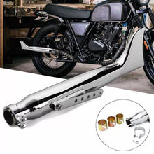 Load image into Gallery viewer, 2X Universal Motorcycle Exhaust Muffler Fishtail Pipe For Harley Cafe Racer
