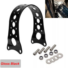 Load image into Gallery viewer, Black Front Fender Tracker Fork Brace Narrow Fit For Harley Sportster XL 88-17