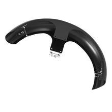 Load image into Gallery viewer, Gloss Black 26" inch Front Fender For Harley Custom Baggers Touring Electra Glide
