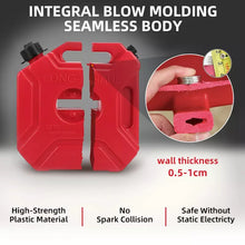 Load image into Gallery viewer, 5L Red Jerry Can Fuel Tank Container Car Motorcycle Fuel Container With Lock+Key