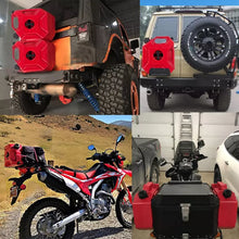 Load image into Gallery viewer, 5L Red Jerry Can Fuel Tank Container Car Motorcycle Fuel Container With Lock+Key