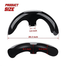 Load image into Gallery viewer, 23" Custom Front Fender For Harley Touring Electra Street Glide Road King FLTR
