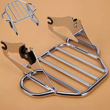 Load image into Gallery viewer, Detachable Two Up Luggage Rack For Harley Touring Street Glide CVO Road Glide
