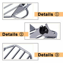 Load image into Gallery viewer, Detachable Two Up Luggage Rack For Harley Touring Street Glide CVO Road Glide