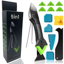 Load image into Gallery viewer, 5-in-1 Caulking Tool Silicone Caulking Grout Removal Sealant Finishing Tool