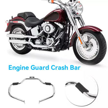 Load image into Gallery viewer, Chrome Engine Guard Highway Crash Bar For Harley Softail Fat Bob Deluxe