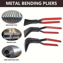 Load image into Gallery viewer, 3pcs Sheet Metal Bending Plier Set Straight 0° 45° and 90° 60mm Jaw 270mm length