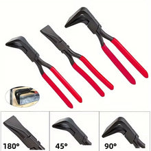 Load image into Gallery viewer, 3pcs Sheet Metal Bending Plier Set Straight 0° 45° and 90° 60mm Jaw 270mm length