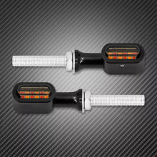 Load image into Gallery viewer, Pair Rear Mini LED E Mark Turn Signal Light For Harley Softail Touring Sportster