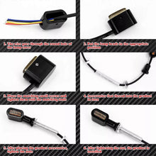 Load image into Gallery viewer, Pair Rear Mini LED E Mark Turn Signal Light For Harley Softail Touring Sportster