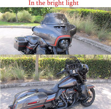 Load image into Gallery viewer, Motorcycle 10 inch Windshield Wind Screen For Harley Touring CVO Street Glide
