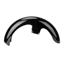 Load image into Gallery viewer, Gloss Black 21" Wrap Front Fender Fit For Harley Baggers Touring Road Glide FLHT